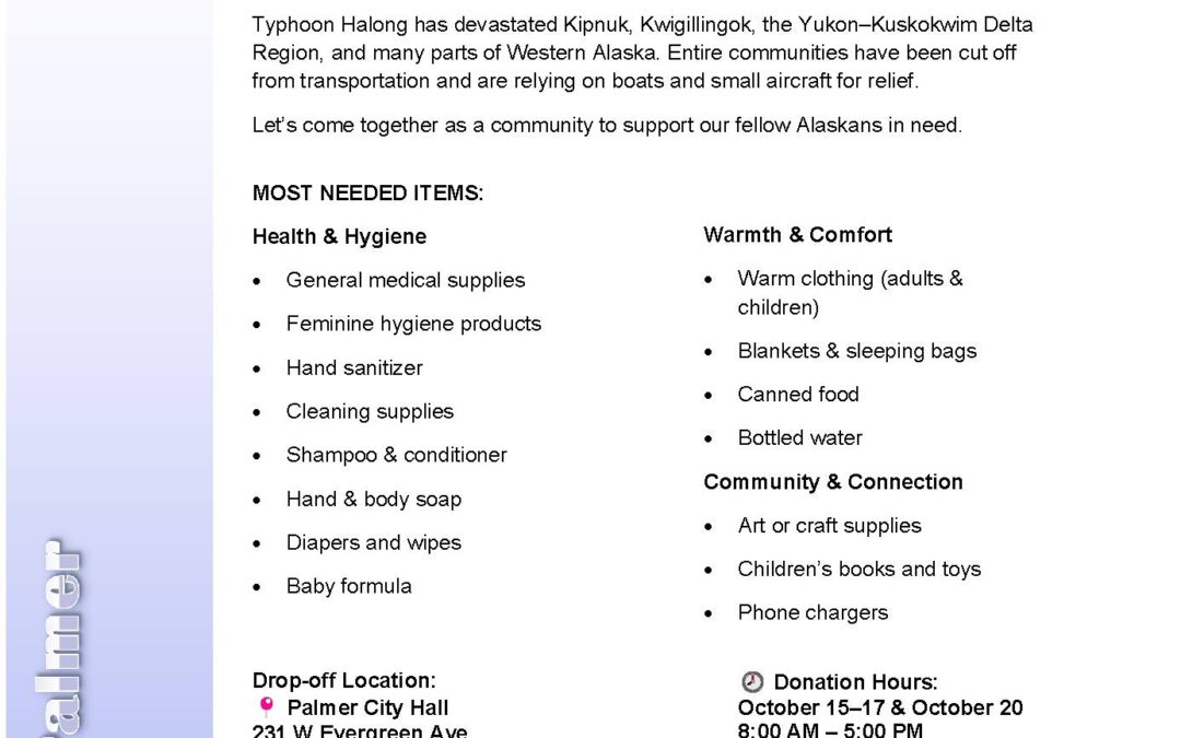 Help for Western Alaska